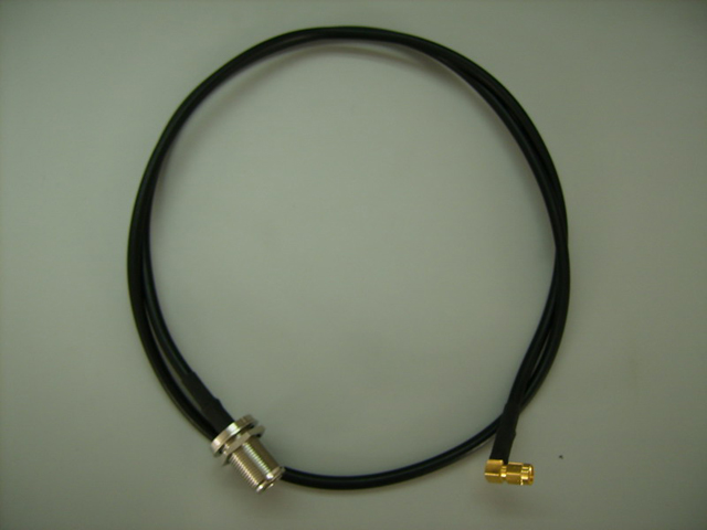 Jumper Cable (LMR195 Cable With N Female Bulkhead to SMA Male Right